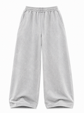Acid Wash Trousers - Grey