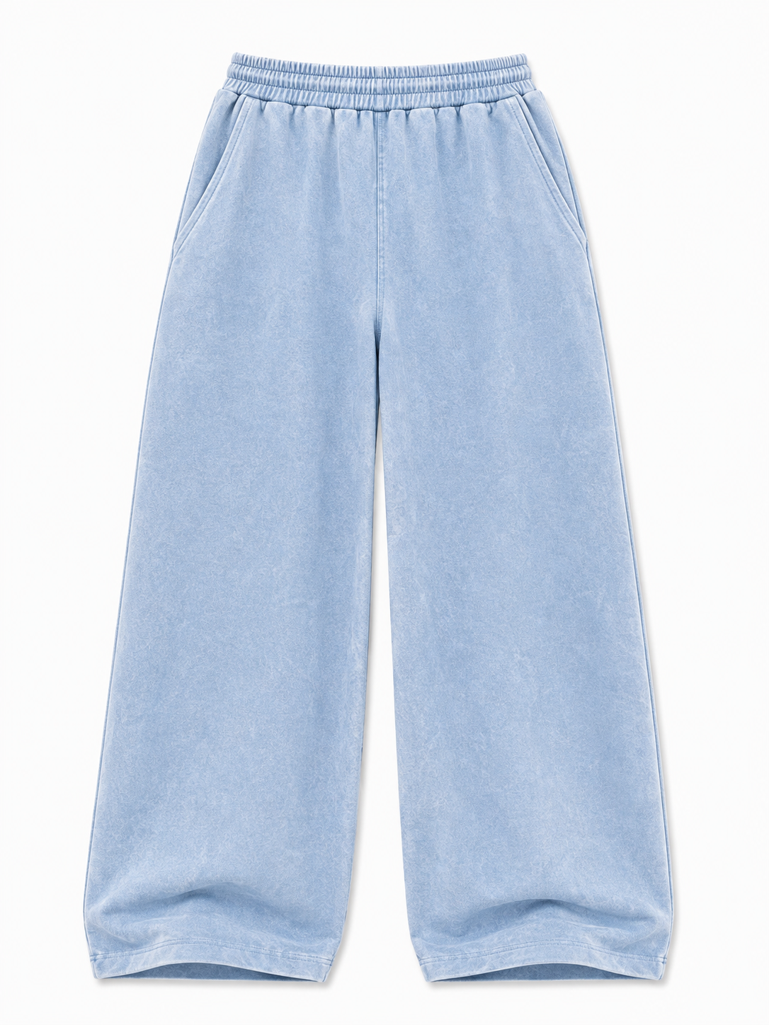 Acid Wash Trousers - Black